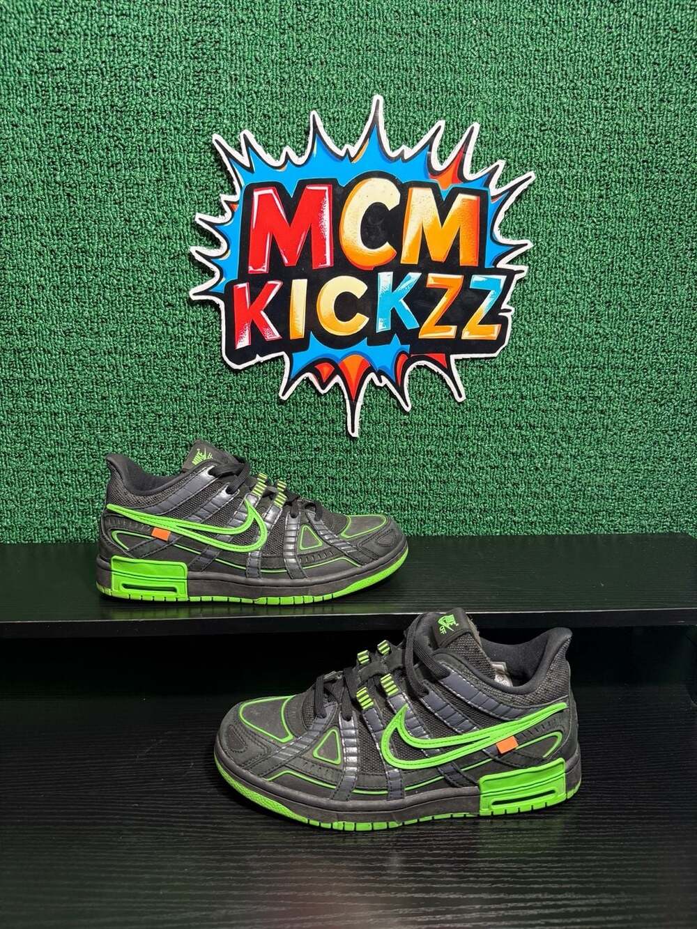 Off-White x Nike Air Rubber Dunk Green Strike Men’s Size 8.5 Pre-Owned